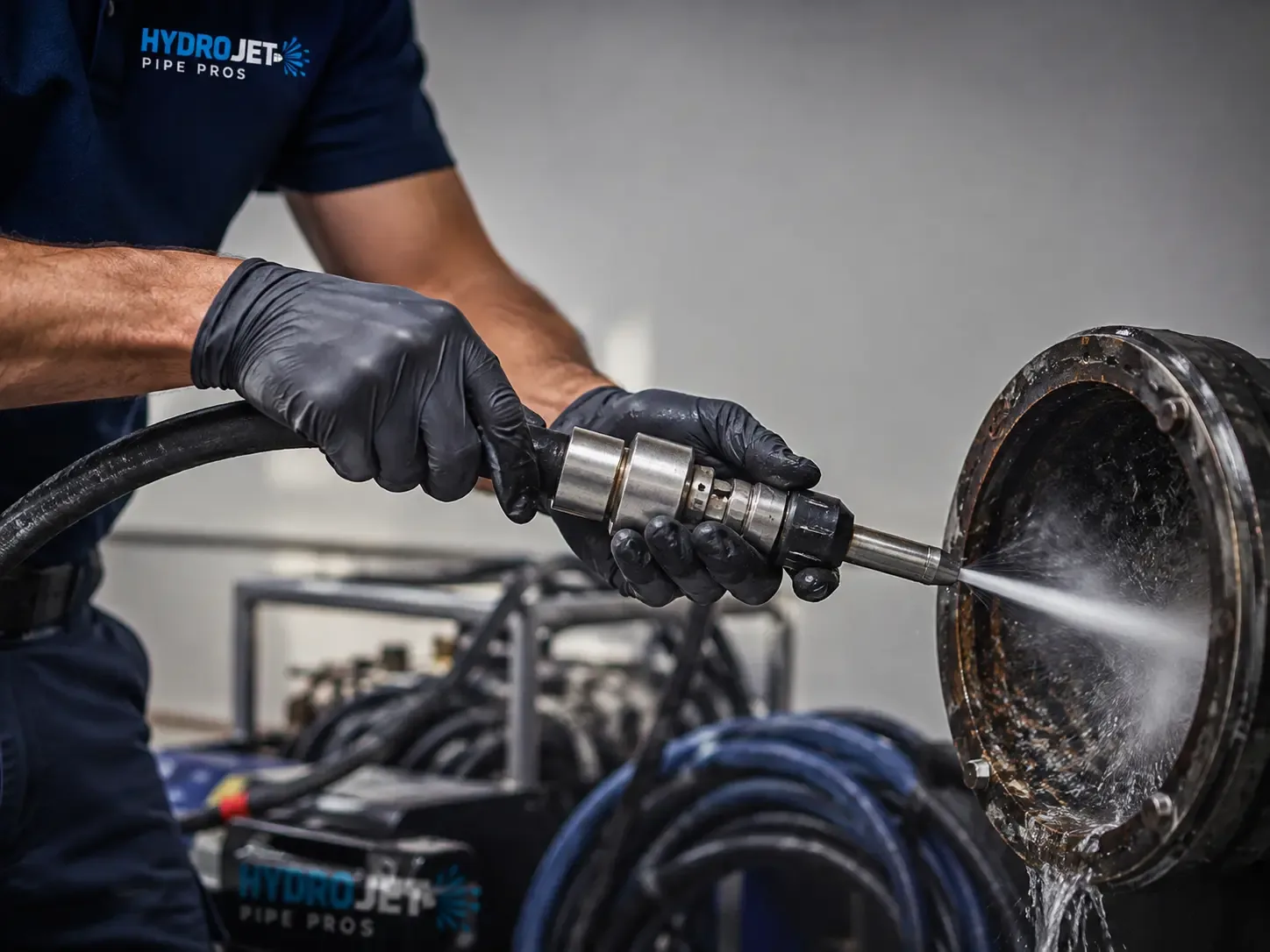 Hydro Jet Pipe Descaling in Oral, SD